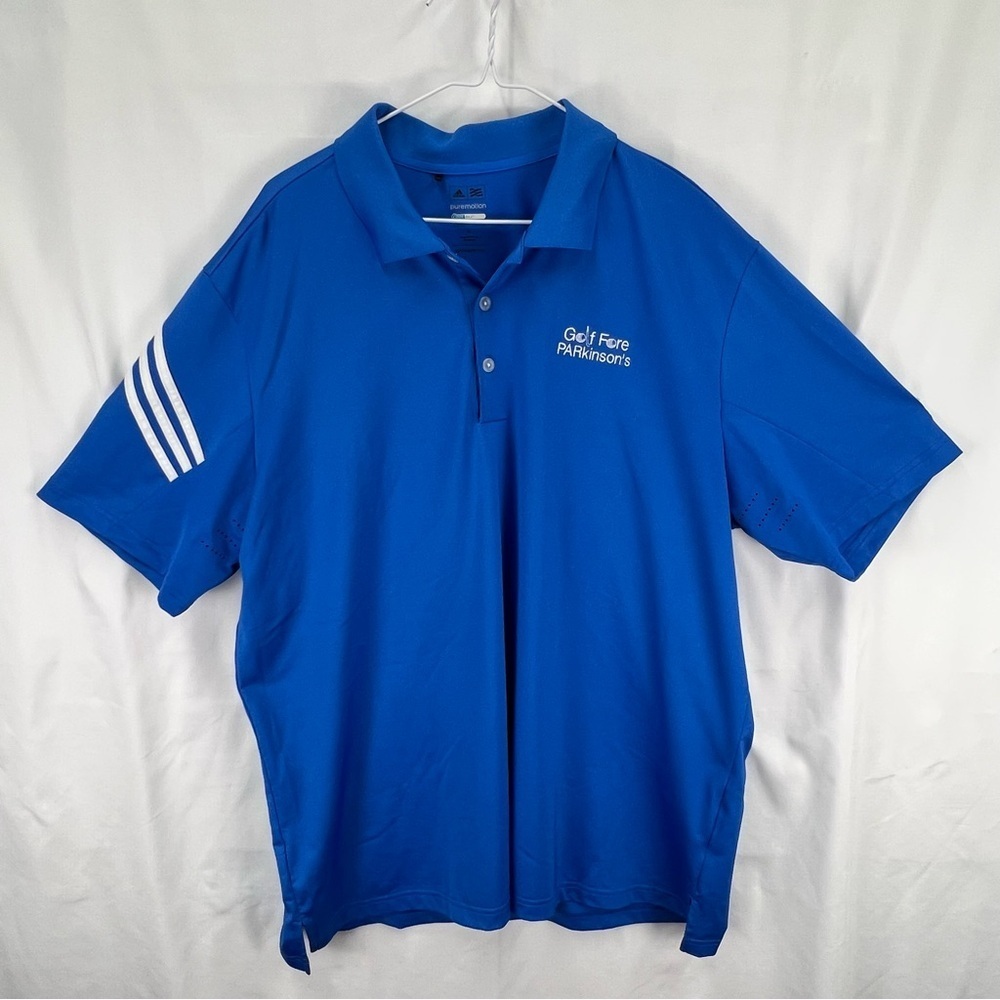 Adidas Pure Motion - Men’s Golf Shirt - Polo - XL - Blue